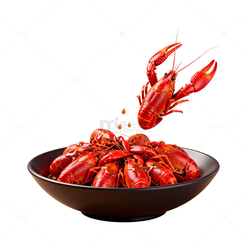 美味小龙虾美食片