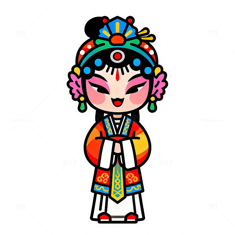 人物孟姜女傩戏