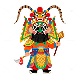 人物傩公傩戏