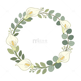 花环 边框 母亲节