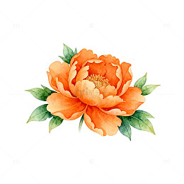 水彩花卉装饰画素材