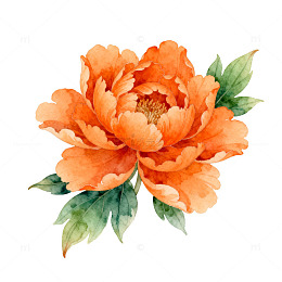 水彩花卉装饰画素材