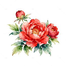 水彩花卉装饰画
