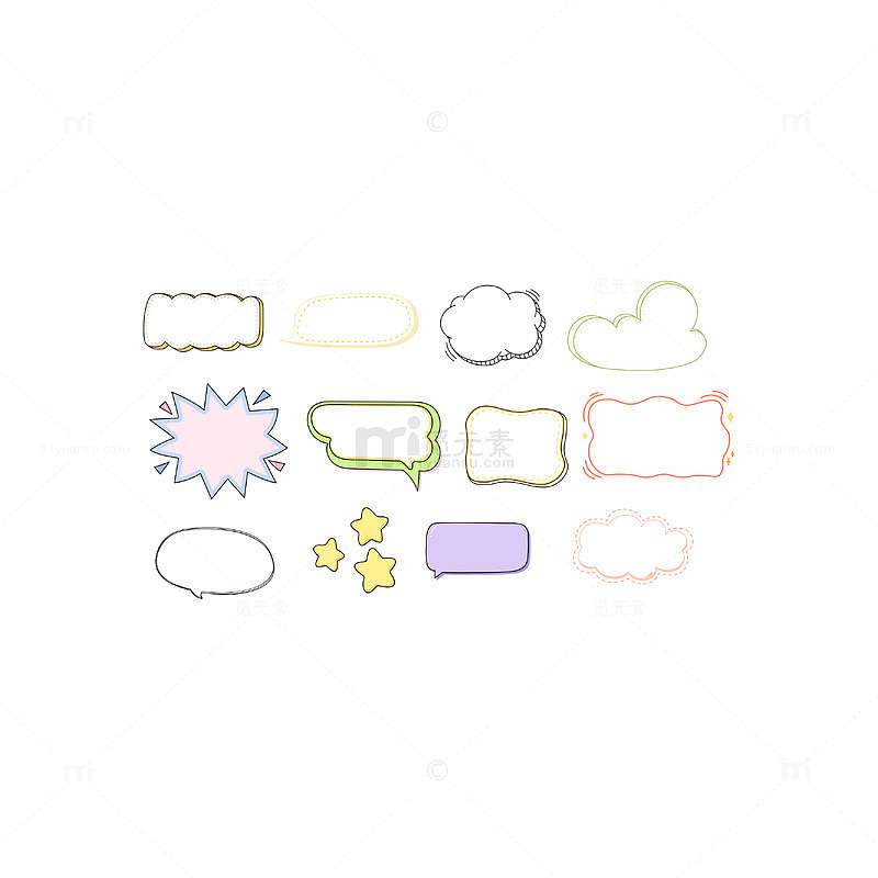 可爱描边装饰框