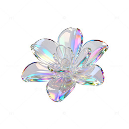 水晶花艺术装饰素材