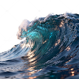 海浪波涛汹涌片