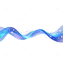 梦幻蓝波星光图案