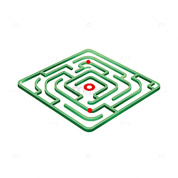 迷宫图案矢量素材