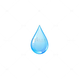 简约水滴图案设计元素