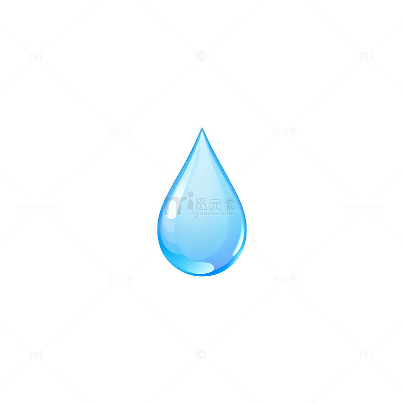 简约水滴图案设计元素