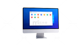 简洁现代电脑显示器
