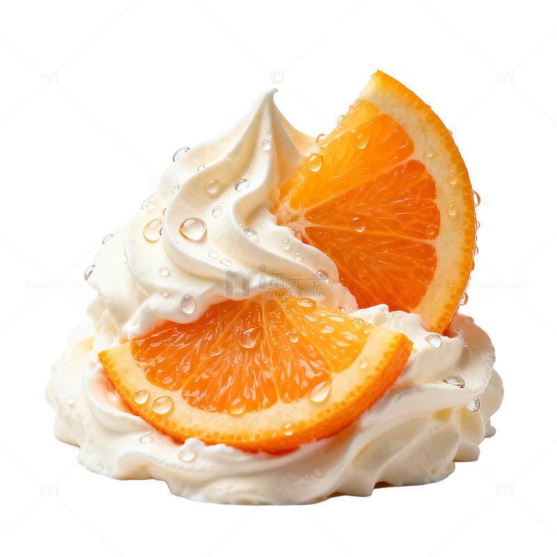 水果奶油糕点美食