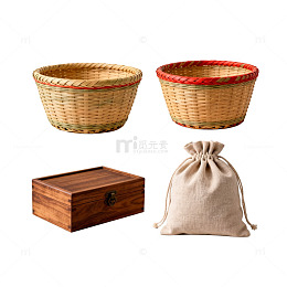 简约手工编织收纳用品