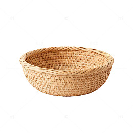 编织圆形篮子工艺品