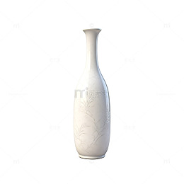 陶瓷花瓶白色简约装饰摆件