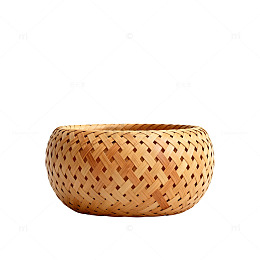 竹编篮子工艺品