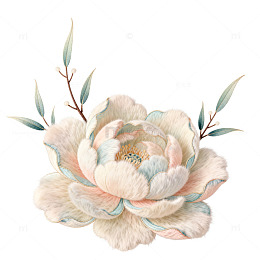 水彩花卉装饰插画设计元素