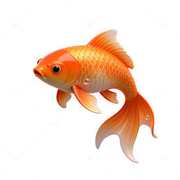 金鱼插画素材