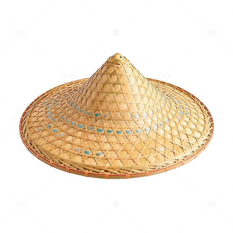 草编斗笠传统手工艺帽子