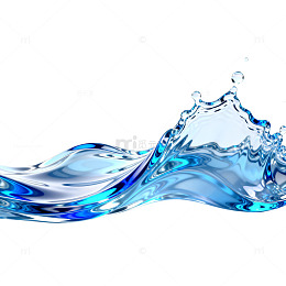 水波飞溅艺术效果