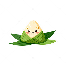 可爱卡通粽子设计元素