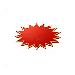 红色爆炸效果图标设计元素