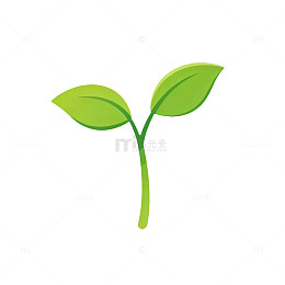 简约风嫩芽矢量图标