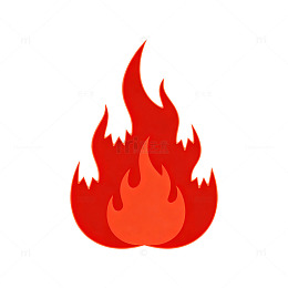 火焰图案简约风格图标设计素材