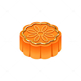 精致月饼插画设计素材