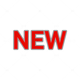 简约红字体NEW标识设计