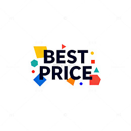 多彩几何BESTPRICE促销标识