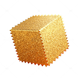 金色闪粉纸装饰设计素材