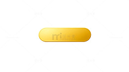 简洁黄色按钮设计元素