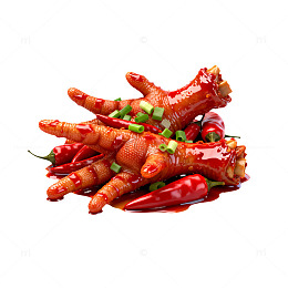红烧鸡爪美食