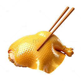 美食风格烤鸭筷子图片素材