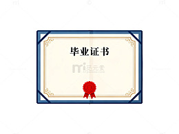 证书风格毕业证书模板