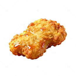 金黄炸鸡块美食片