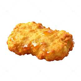 金黄色炸鸡美食片