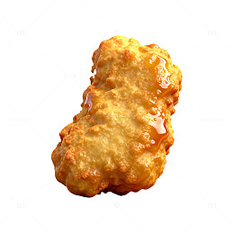 炸鸡块美食片