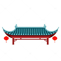 传统中国风建筑图案
