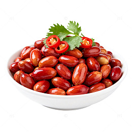 红褐色花生美食片