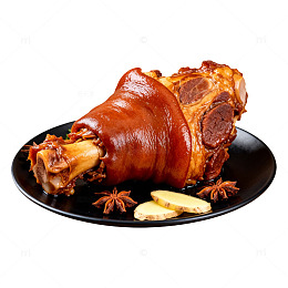 卤猪肘美食佳肴片