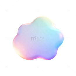 梦幻色彩流体形状艺术图案