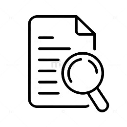 简约文件搜索图标矢量素材