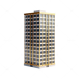 现代建筑模型3D渲染