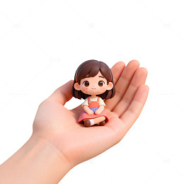 可爱小女孩手办模型