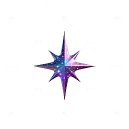 星空星形梦幻图案