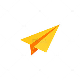 简约纸飞机图标设计元素