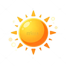 卡通太阳图标设计素材