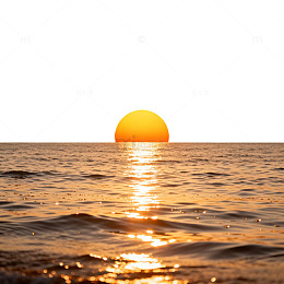 海边日落风景片
